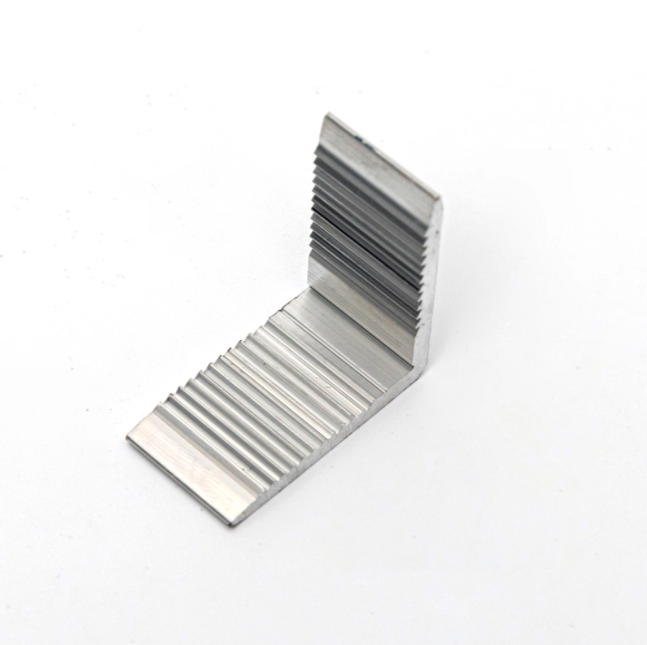 Perfil de conector terminado de molino de barra de ángulo de extrusión de aluminio
