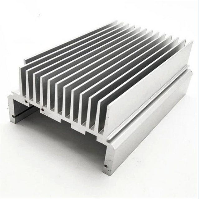 Disipador de calor de aluminio Perfil de extrusión de maquinaria CNC personalizado