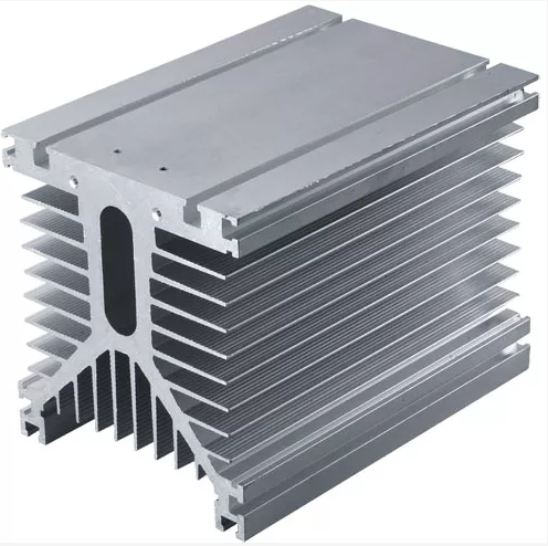 Perfil de mecanizado CNC personalizado disipador de calor de aluminio para SSR