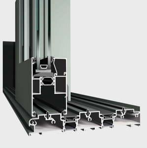 Material de perfil de ventana de aislamiento de barrera térmica Vidrio templado de aleación de aluminio
